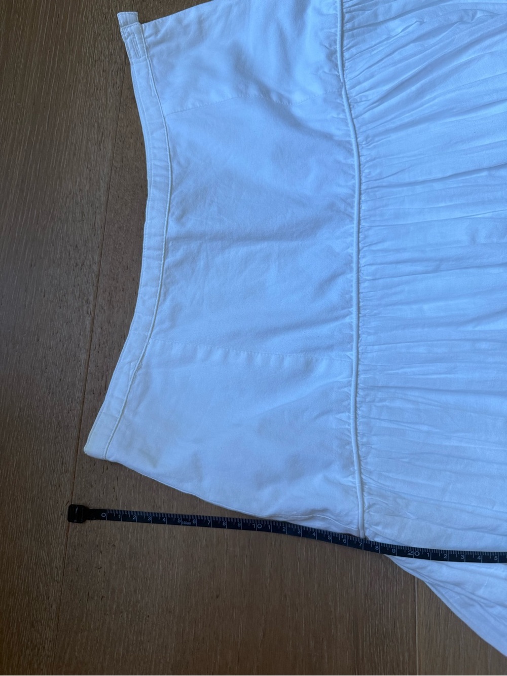 Ralph Lauren White Tiered Eyelet Midi Skirt - Picture 5 of 6